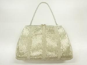 アンティーク　ビーズバッグ